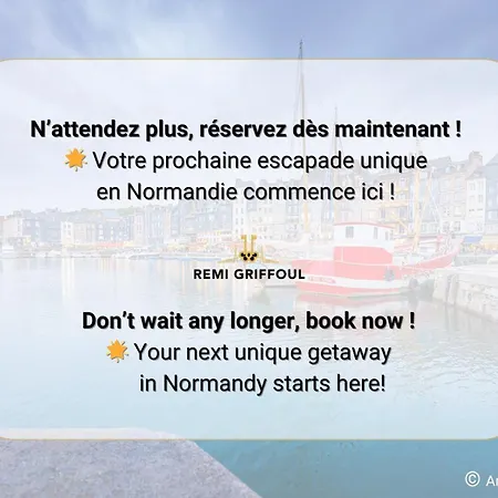 Emeraude Cozy Nest 3 Heart Of Historic District 2 Guests Honfleur Extérieur photo