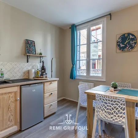 Emeraude Cozy Nest 3 Heart Of Historic District 2 Guests Honfleur Extérieur photo