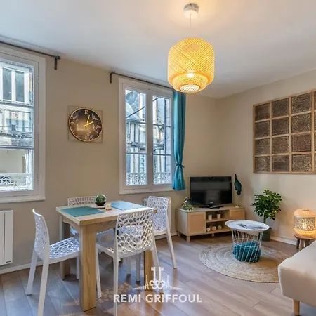 Emeraude Cozy Nest 3 Heart Of Historic District 2 Guests Honfleur Extérieur photo