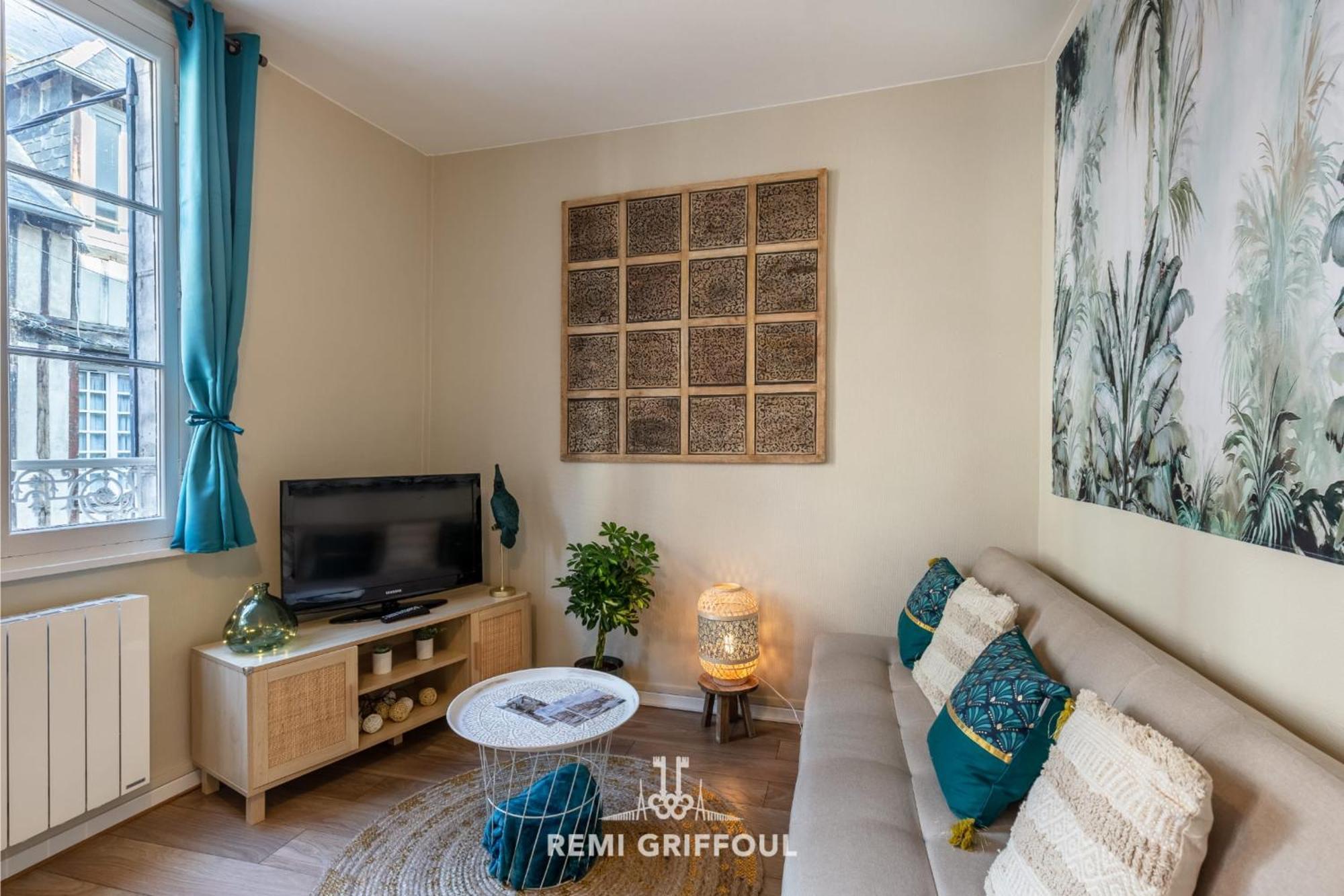 Emeraude Cozy Nest 3 Heart Of Historic District 2 Guests * Honfleur